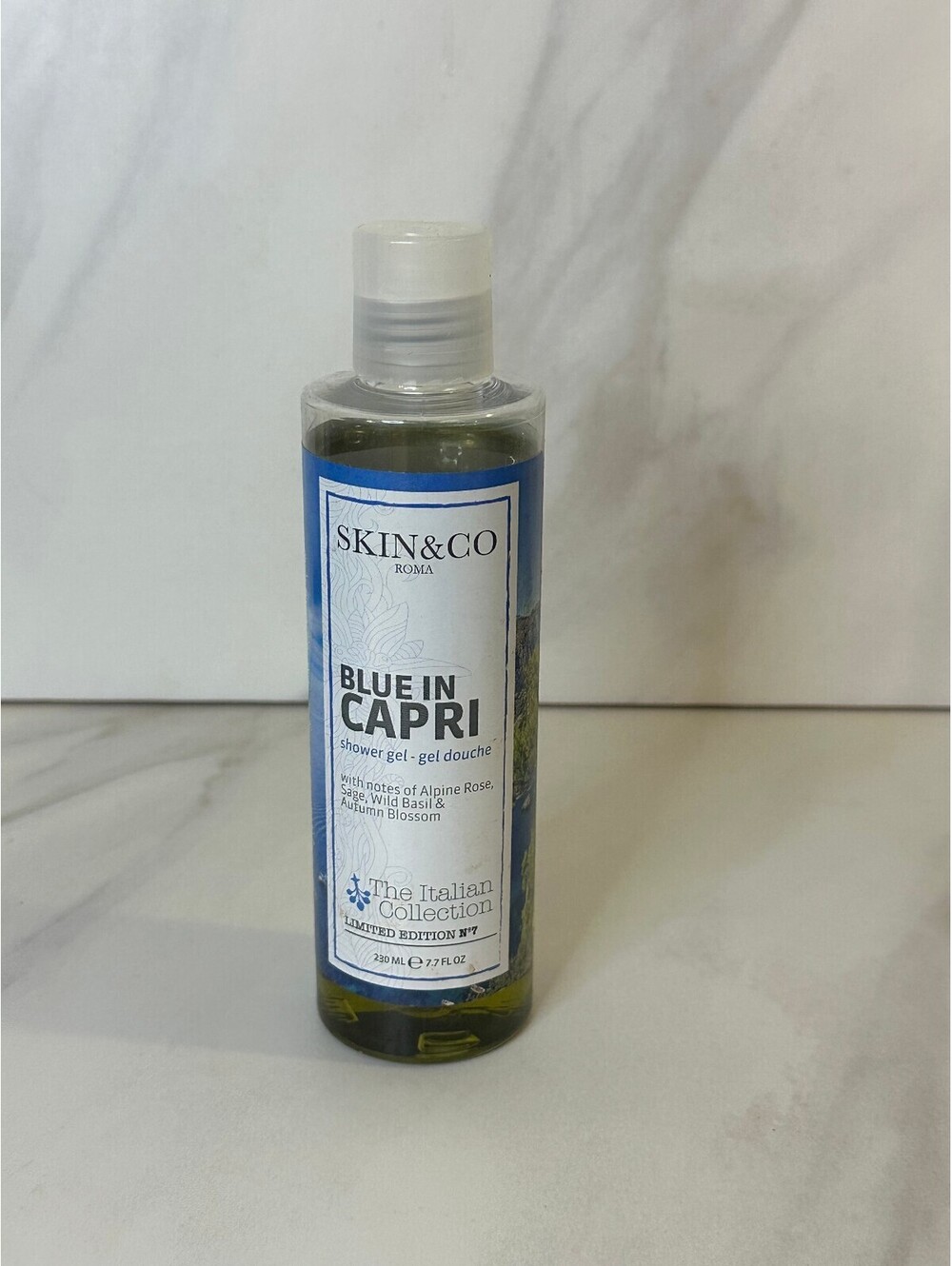 Skin & Co The Italian Collection Blue in Capri shower gel 7.7 fl oz - Picture 1 of 3